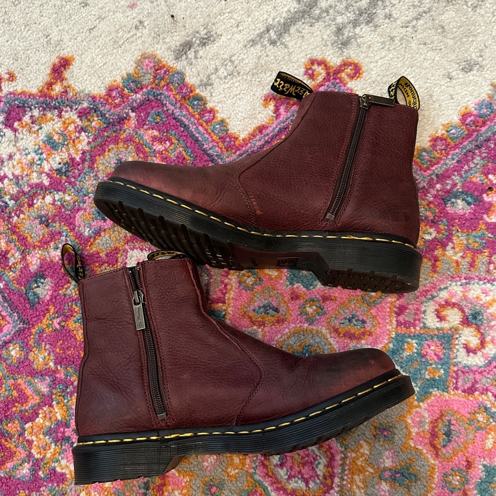 Dr. Martens 2976 Women’s Chelsea Boots with double zippers